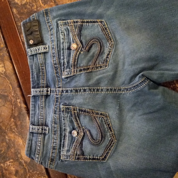 Leg 32 waste 34 Silver blue jeans - Picture 6 of 7